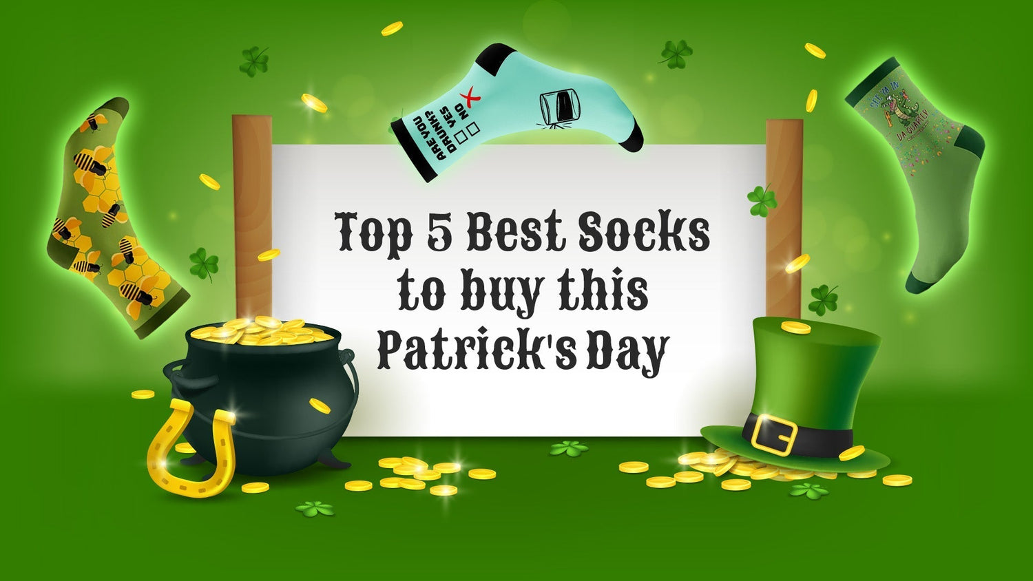 Top 5 Best Socks to buy this Patrick's Day