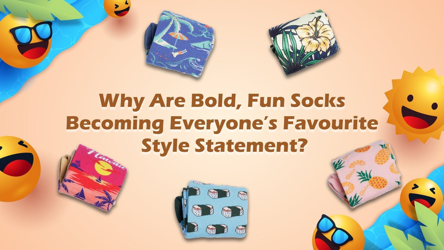 Why Are Bold, Fun Socks Becoming Everyone’s Favourite Style Statement?