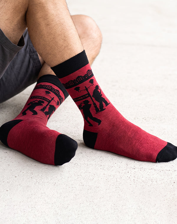 Men's Bourbon Street Jazz Crew Socks