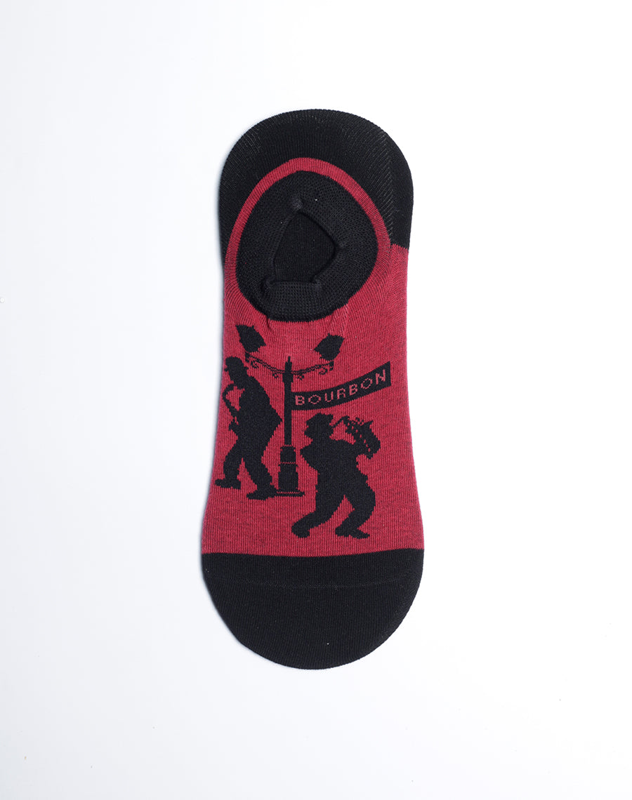 Men's Bourbon Street Jazz No Show Socks
