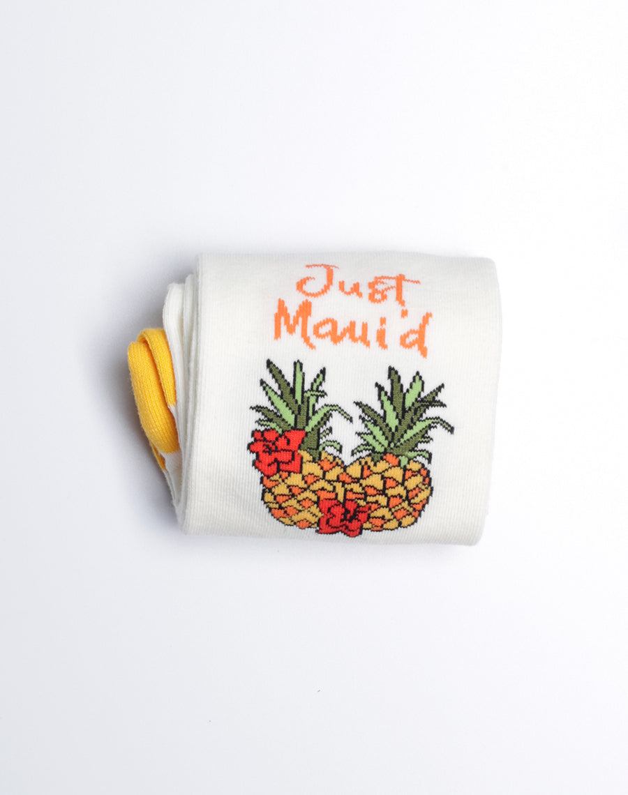 Just Mauid Funny and Cute Pineapple Printed Socks