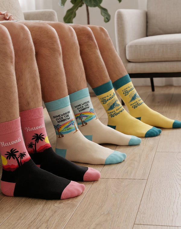 Women's Beach Crew Socks Pack | 3-Pair Bundle