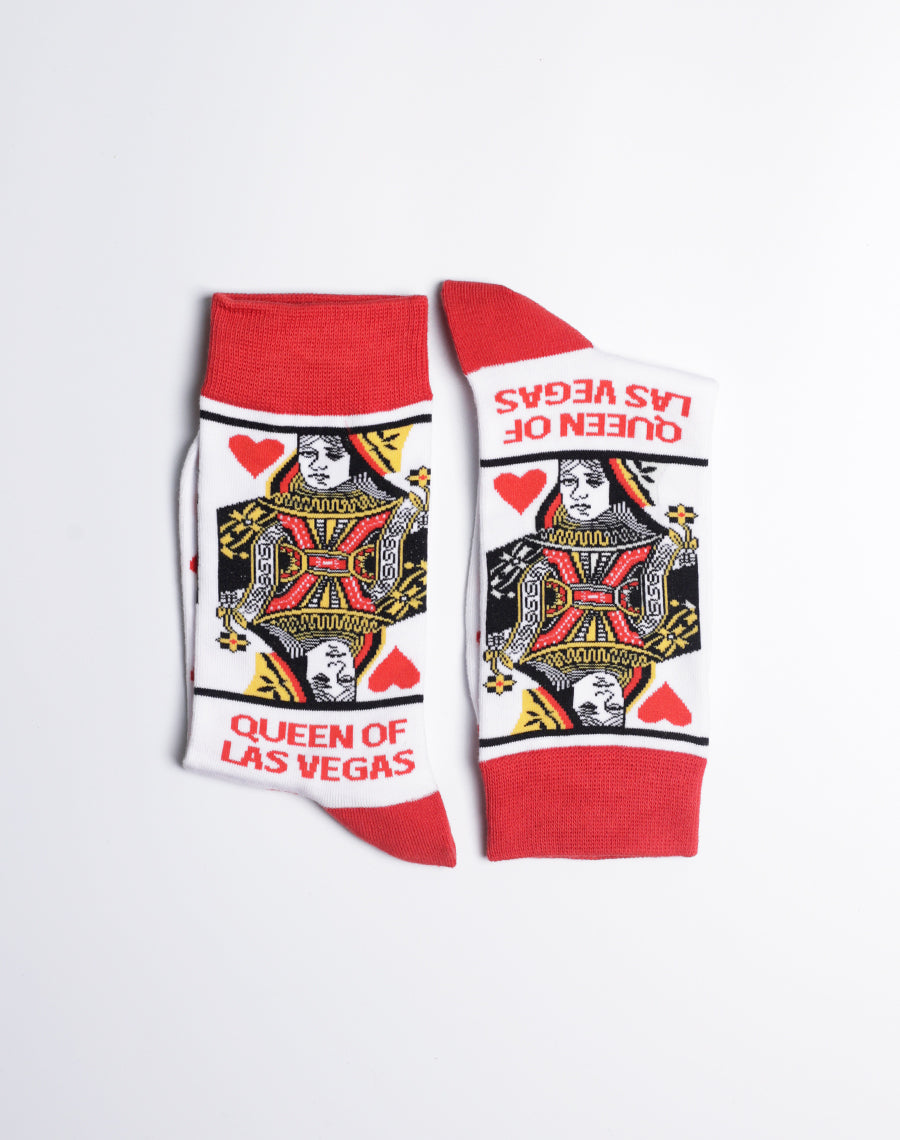 A royal flush for your feet—perfect for the queen of style!