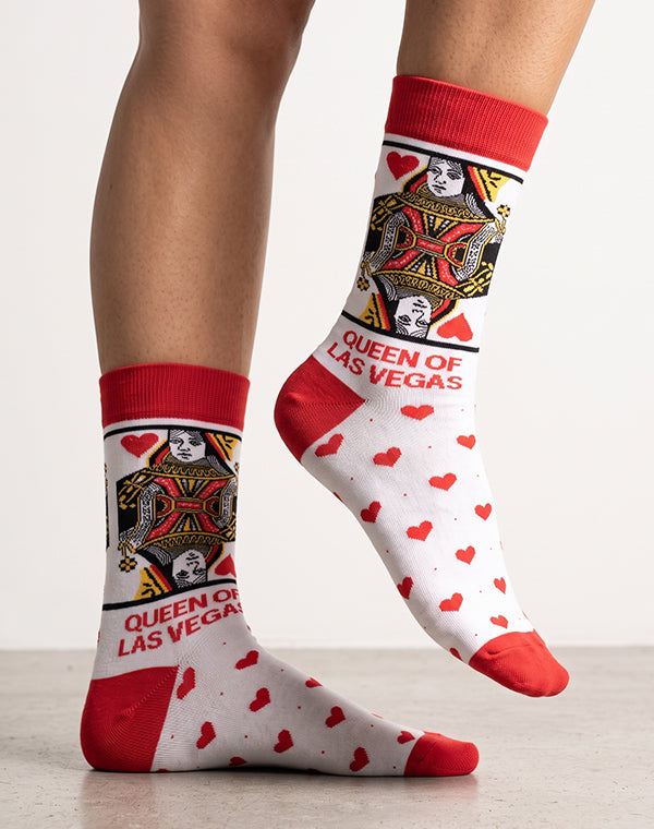 Women's Queen of Las Vegas Crew Socks