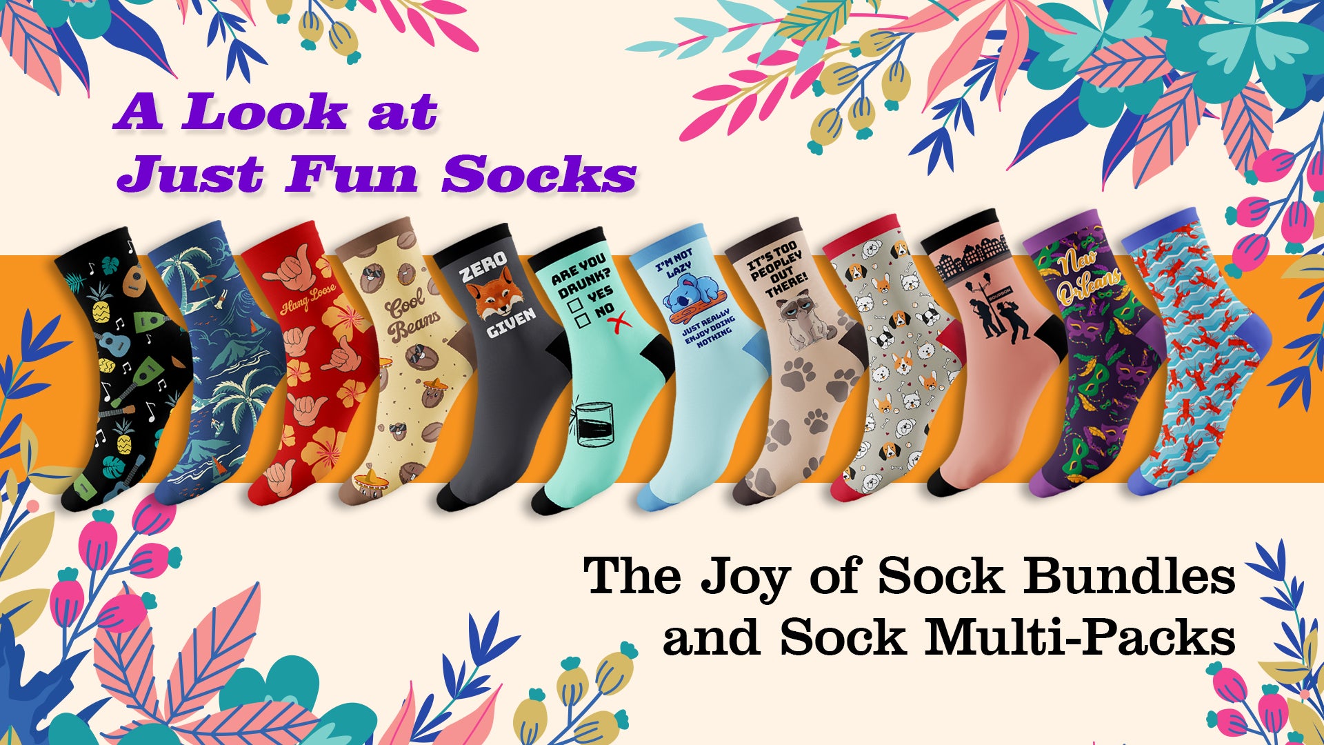 The Joy of Sock Bundles and Sock Multi-Packs: A Look at Just Fun Socks