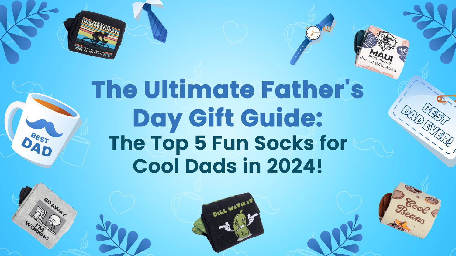 The Ultimate Father's Day Gift Guide: The Top 5 Fun Socks for Cool Dads in 2024!