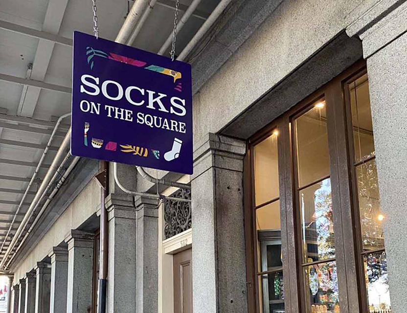 Socks on the Square
