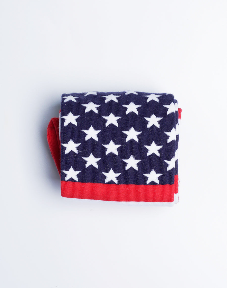 Red Blue White Cotton Made American Flag Machine Washable 