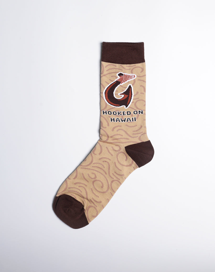 Men's Hooked on Hawaii Crew Socks