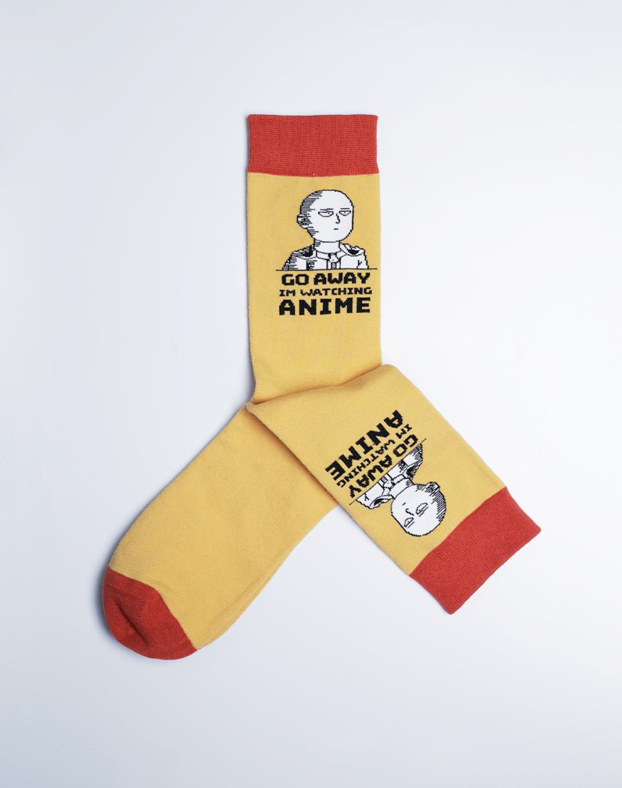 Funny Silly Anime Socks for Men 