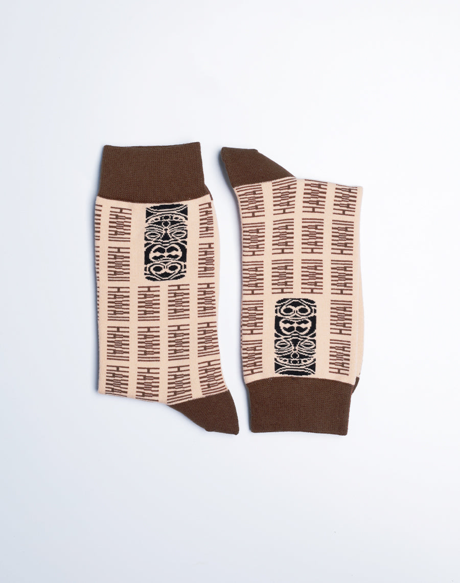 Cotton made socks with designs - Hawaii Printed Socks for Women