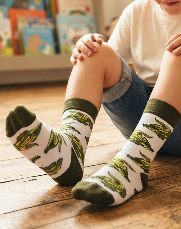 Kids Gator Gator Alligator Crew Socks