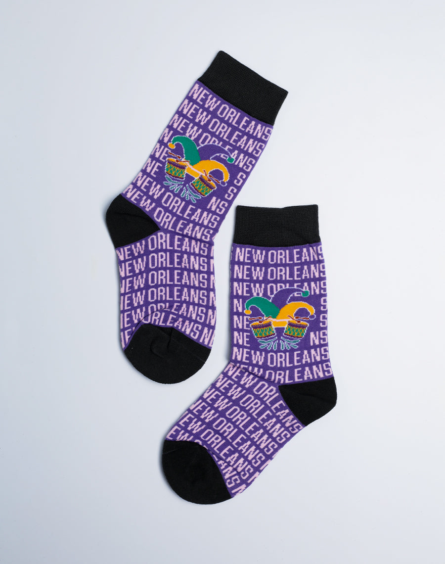 Purple kids online socks