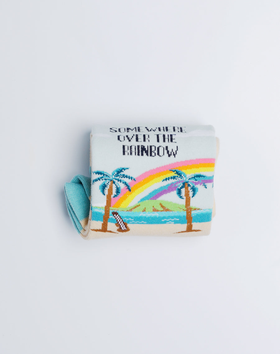 Made in Hawaii Socks - Beach Printed Vacation Socks for Ladies