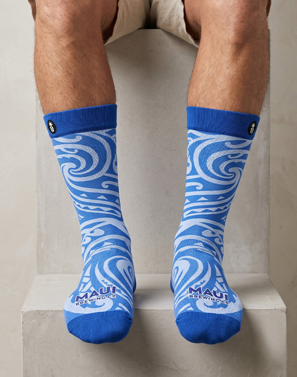Maui Brewing Co. Big Swell IPA Printed Socks