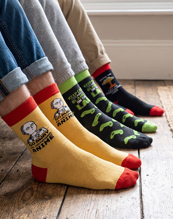 Men’s Pop Pizzazz Crew Socks | 3-Pair Bundle