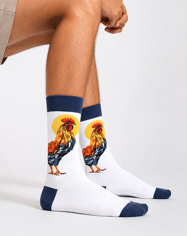 Men's Rooster Dawn Patrol Crew Socks