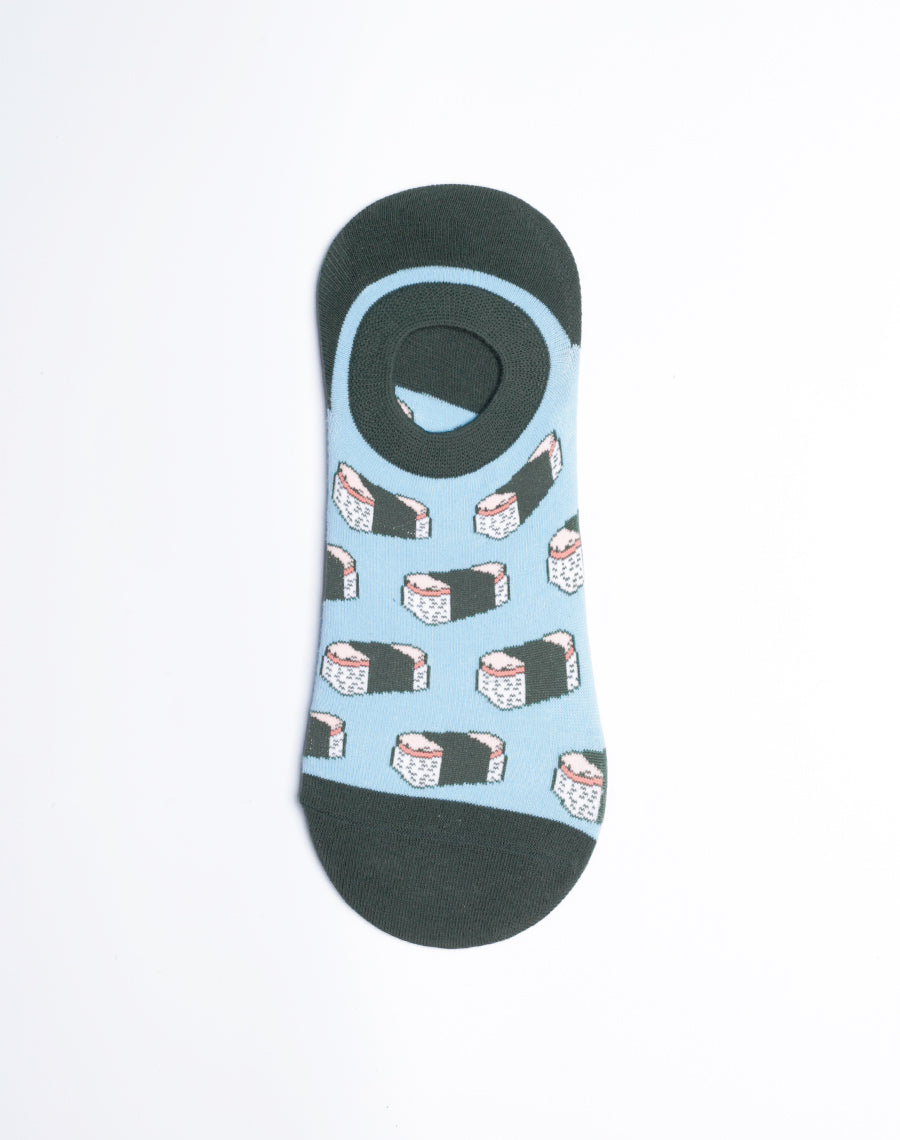 Musubi No Show Cotton Made Hawaiian Ankle Socks for Men 