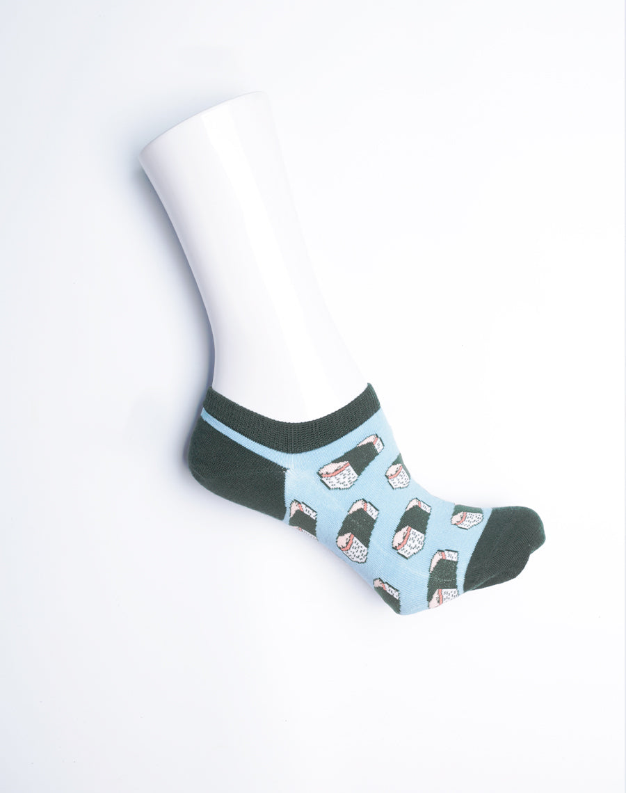 Musubi No-Show Mens Ankle Socks Premium Quality Hawaiian Cotton made Socks