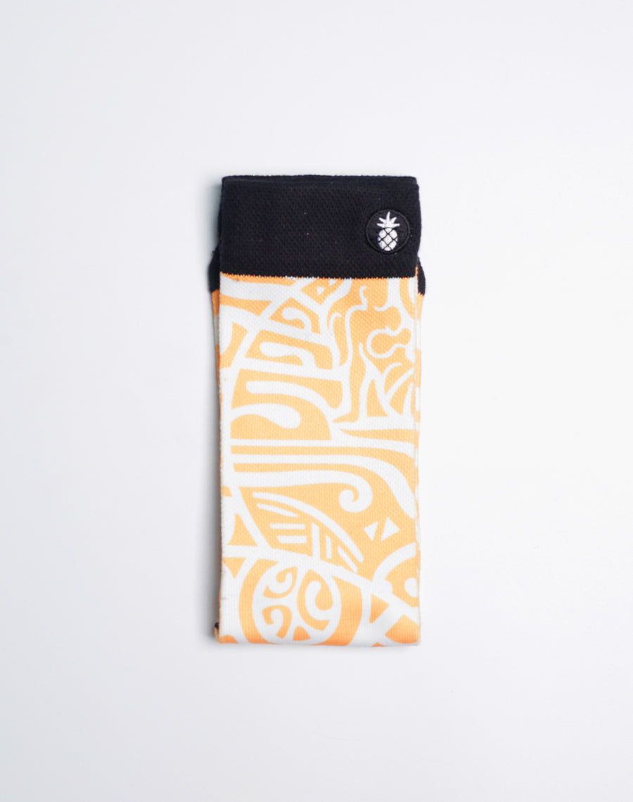 Official Maui Brewing Co. Bikini Blonde Lager socks with island-inspired design and free shipping in the U.S.