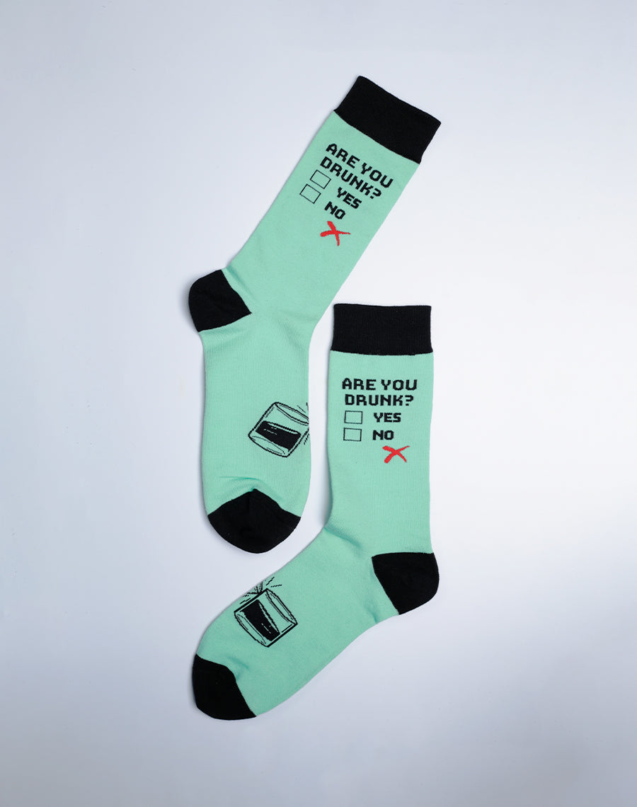 Drinking Party Socks for Men - Premium Quality Cotton made Socks