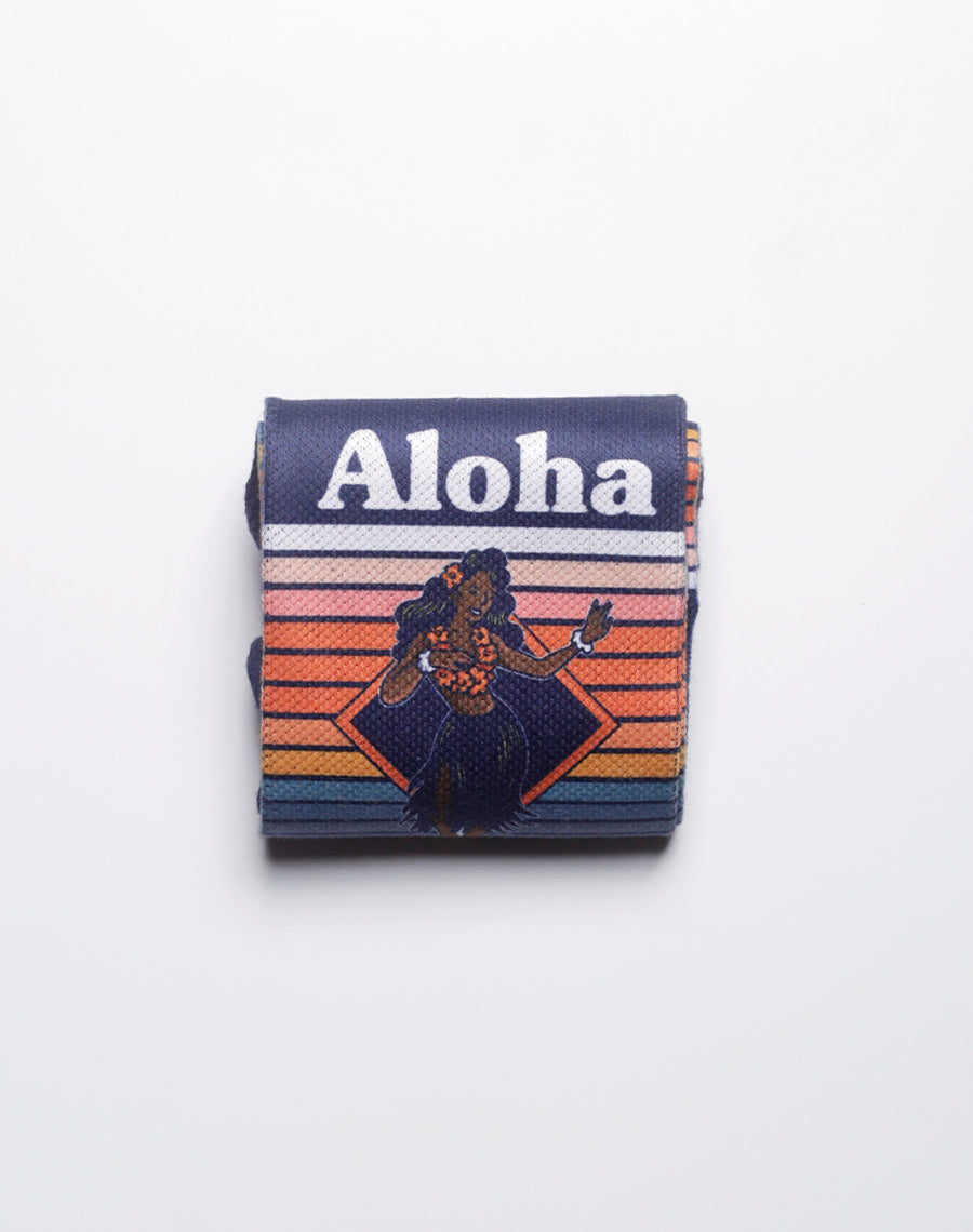 Stylish tropical socks with vintage island graphics