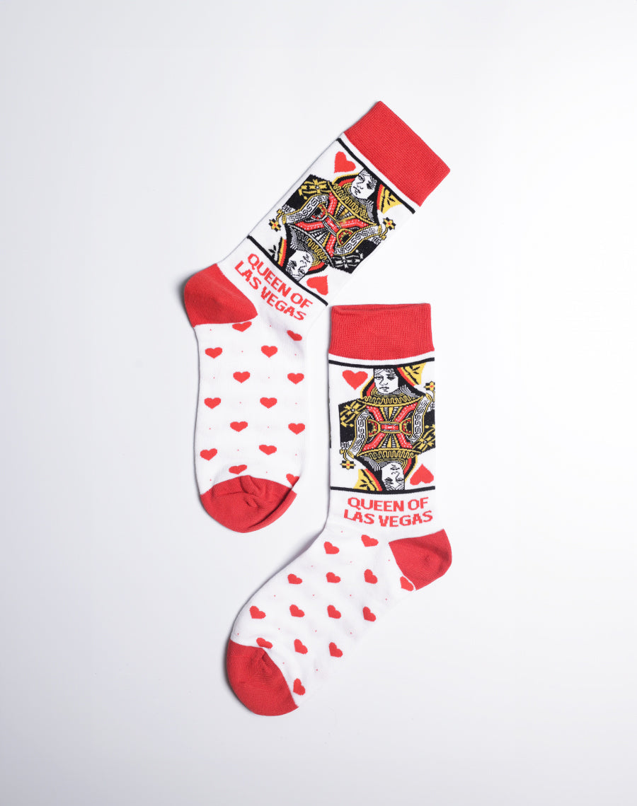 Sock it to 'em with a royal look straight from the casino floor!