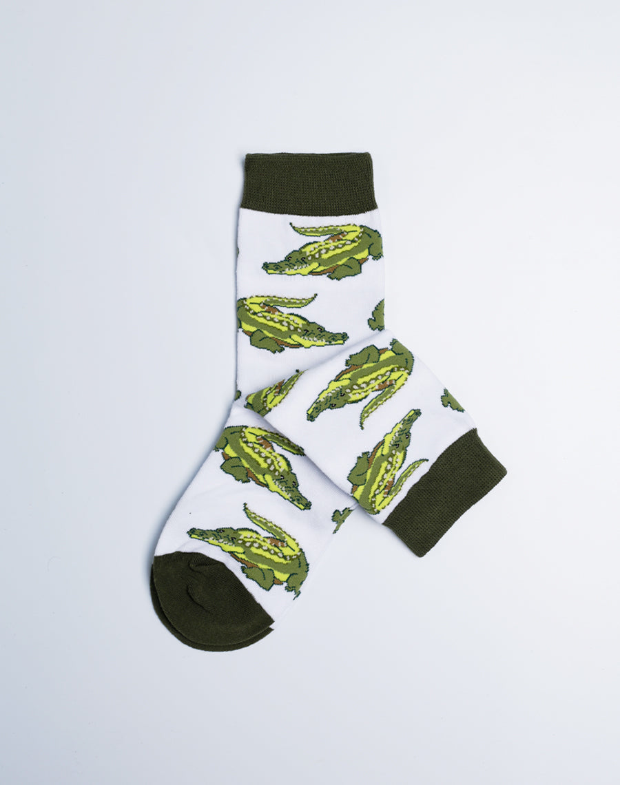 Kids Gator Gator Alligator Crew Socks - Alligator Funny socks