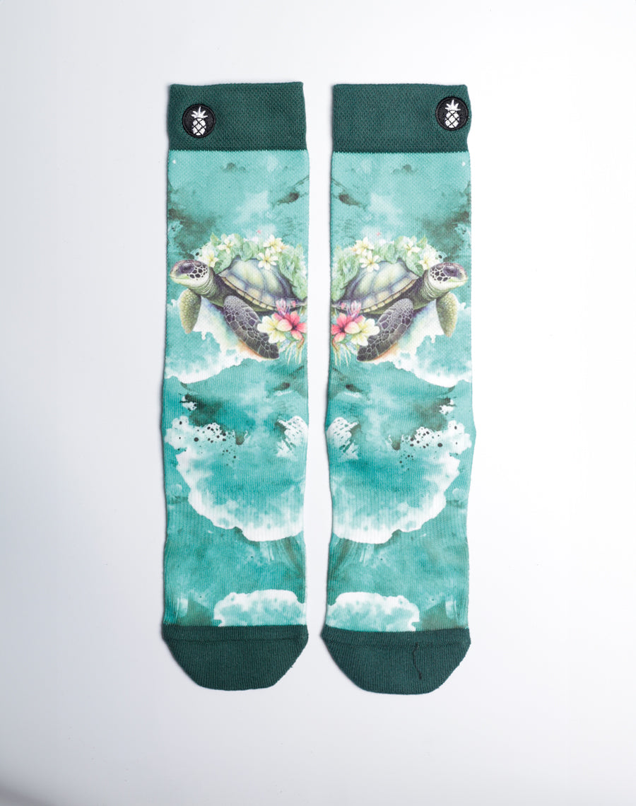 Blossom Turtle Sea Voyage Socks