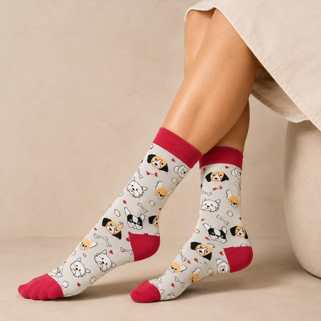 Women's Better Life Dog Crew Socks