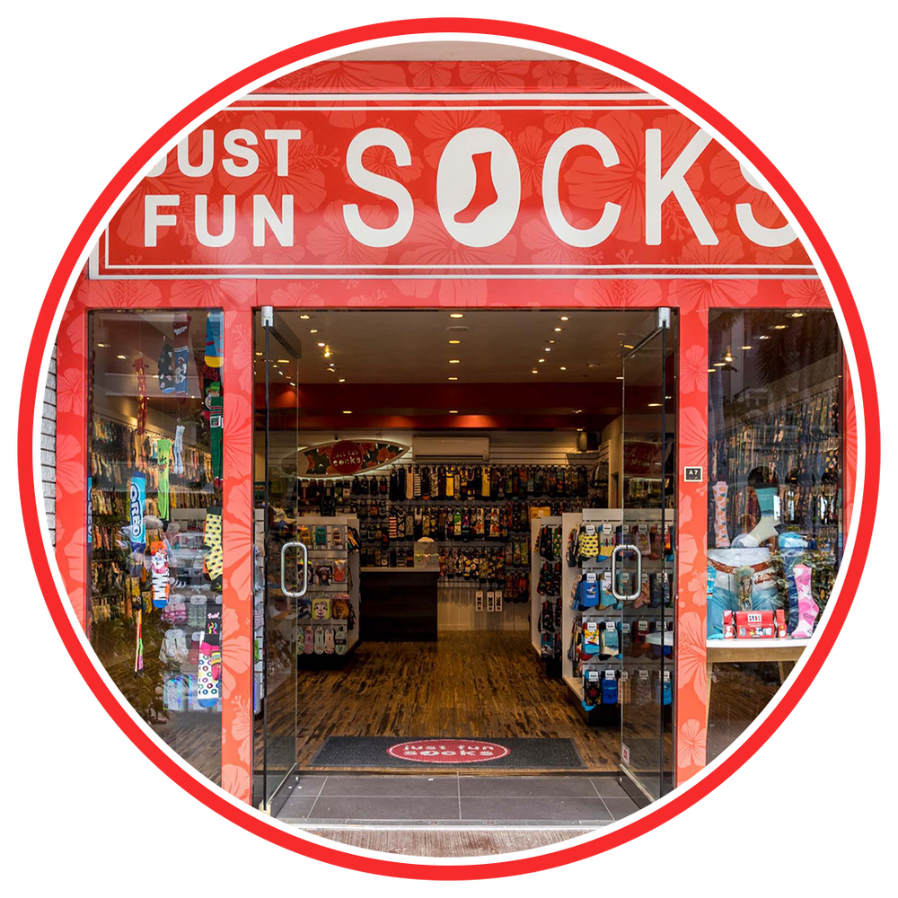 Our Locations / Our Stores Just Fun Socks